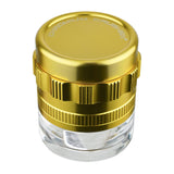 (GRINDER) 2.25" CHROMIUM CRUSHER 4PC #70463 - GOLD