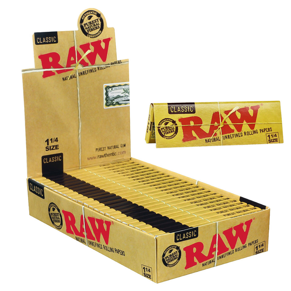 (PAPER) RAW CLASSIC PAPERS 1 ¼ - 24pk 20TH ANNIVERSARY EDITION