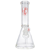 (WATER PIPE) 12" KRAVE 9mm THICK BEAKER - RED