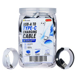 (USB CHARGER) CABLE CHARGER 24CT - TYPE A to TYPE C
