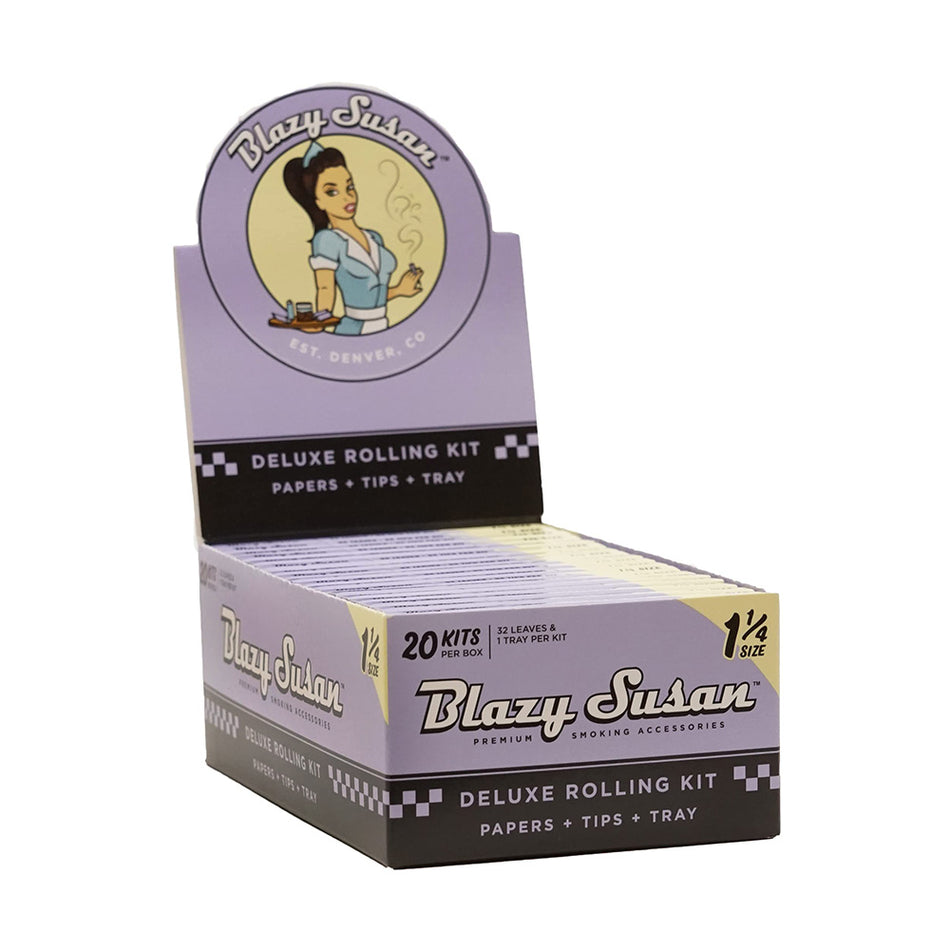 BLAZY SUSAN PURPLE PRE ROLL CONES 1 1/4 20CT 12PK