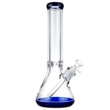 (WATER PIPE) 13" TWO TONE BEAKER 9MM THICK - BLUE