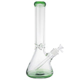 (WATER PIPE) 13" TWO TONE BEAKER 9MM THICK - GREEN