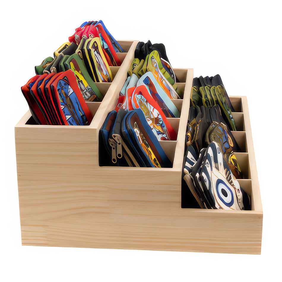 (BAG) SMALL GRAPHIC PRINT PURSES 90CT SET