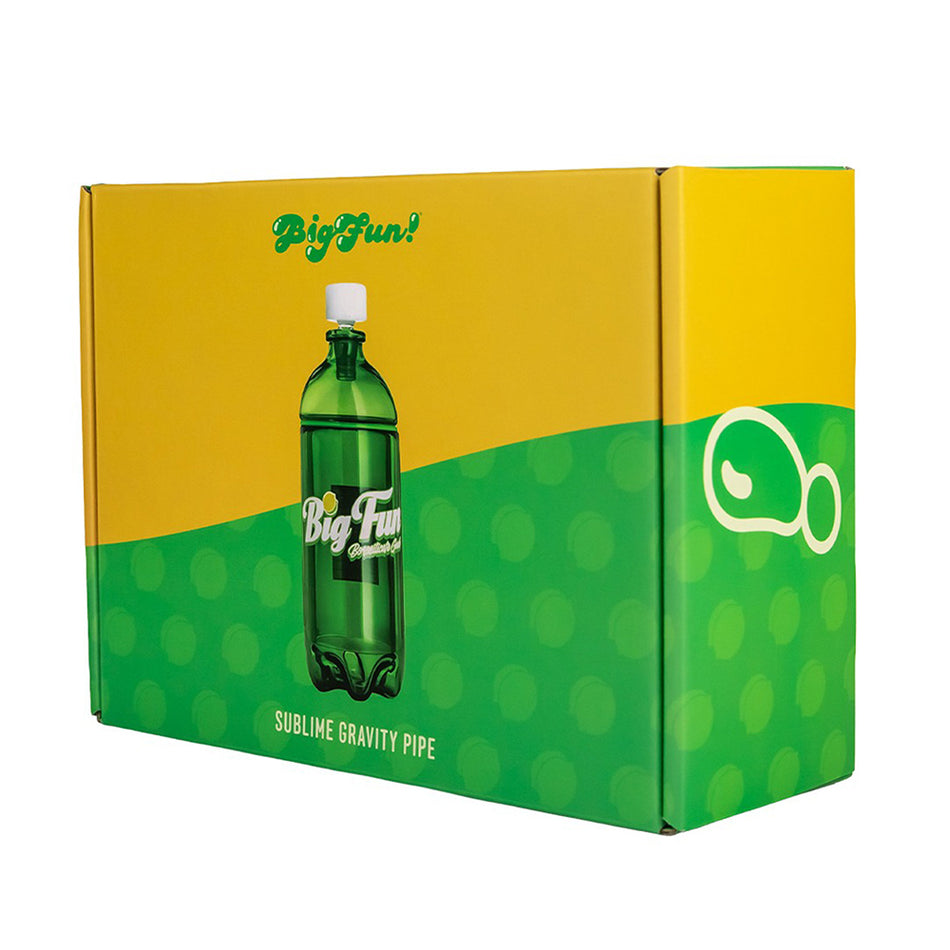 (WATER PIPE) BIGFUN! SUBLIME GRAVITY BONG