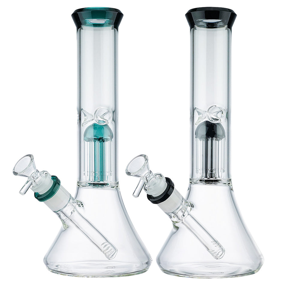 (WATER PIPE) 10.5" TREE PERC CUT - BLACK