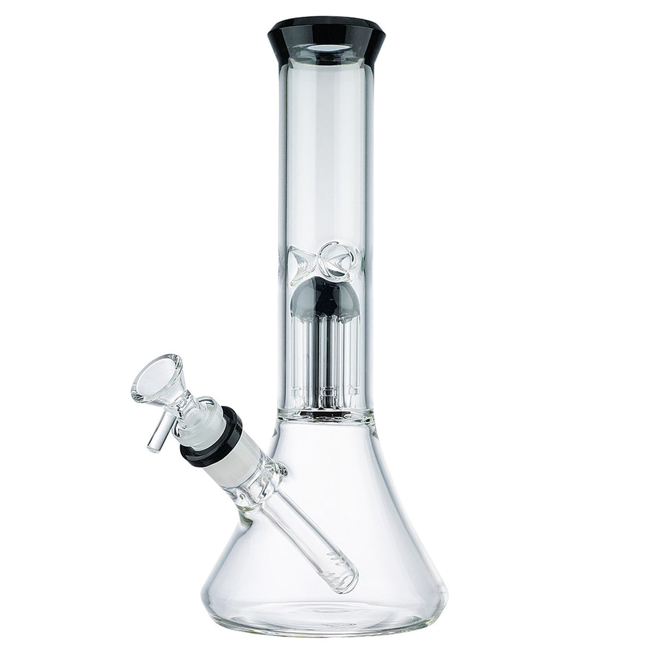 (WATER PIPE) 10.5" TREE PERC CUT - BLACK