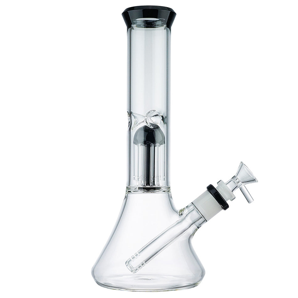 (WATER PIPE) 10.5" TREE PERC CUT - BLACK