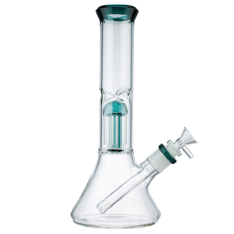 (WATER PIPE) 10.5" TREE PERC CUT - TEAL