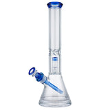 (WATER PIPE) 15.5" DIAMOND CUT UFO PERC - BLUE