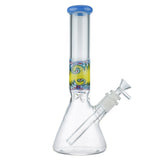 (WATER PIPE) 10" REVERSE DESIGN - BLUE