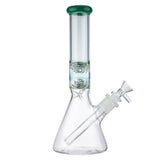 (WATER PIPE) 10" REVERSE DESIGN - GREEN