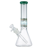 (WATER PIPE) 10" REVERSE DESIGN - GREEN