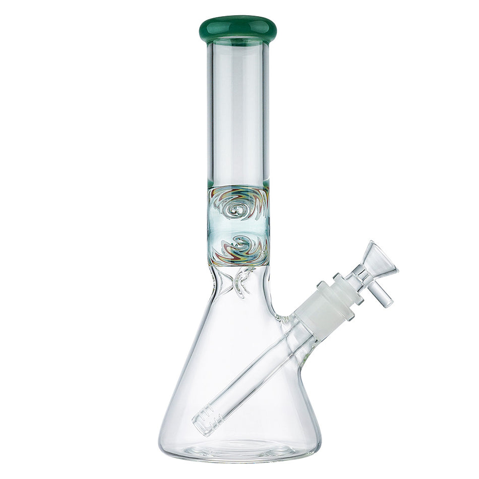 (WATER PIPE) 10" REVERSE DESIGN - GREEN