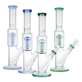 (WATER PIPE) 12" STRAIGHT TREE PERC - BLUE