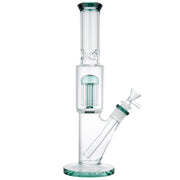 (WATER PIPE) 12" STRAIGHT TREE PERC - TEAL