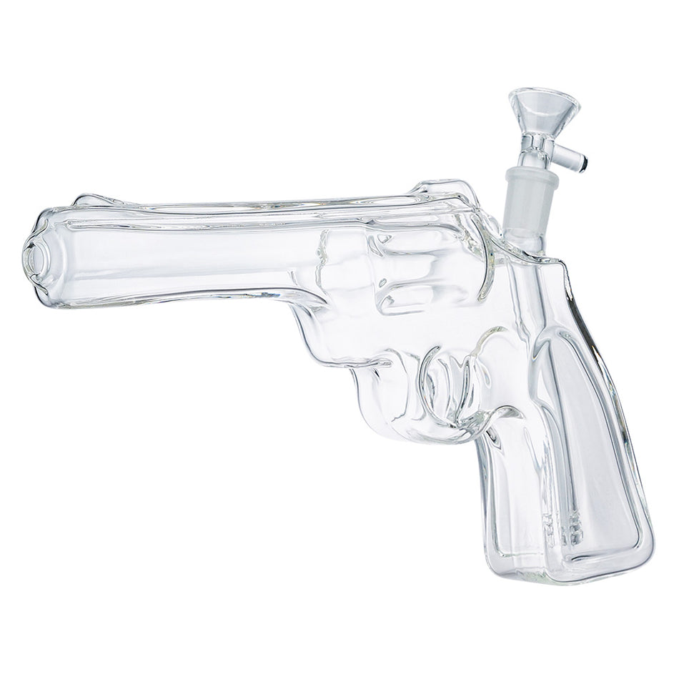 (HAND PIPE) 10" PISTOL - CLEAR