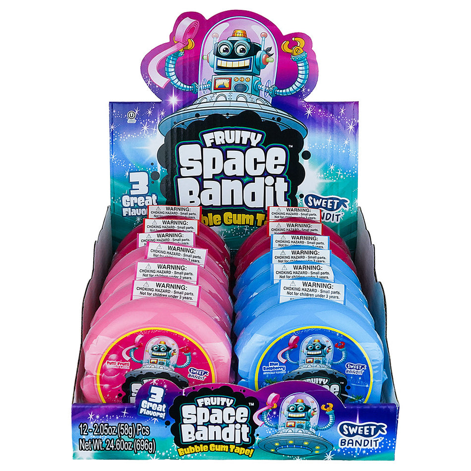 (CANDY TOY) FRUITY SPACE BANDIT 12CT