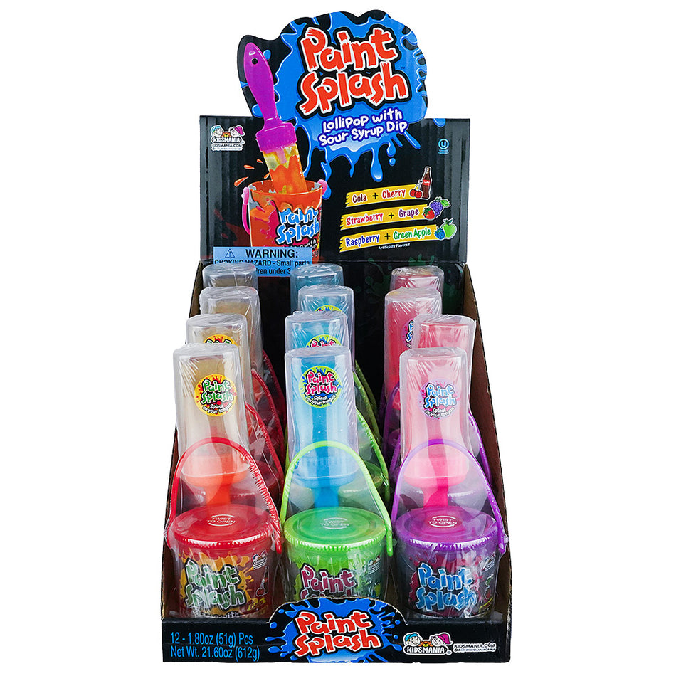 (CANDY TOY) PAINT SPLASH 12CT