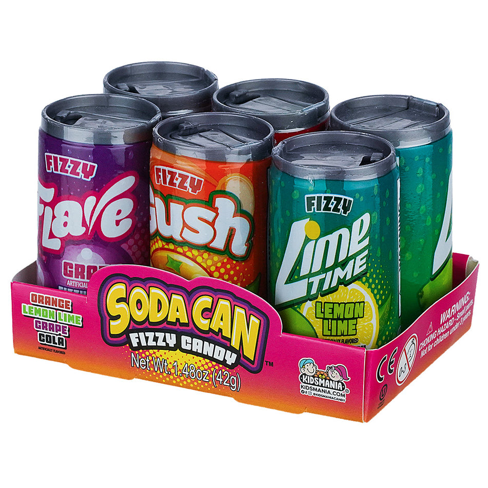 (CANDY TOY) SODA CAN 12CT