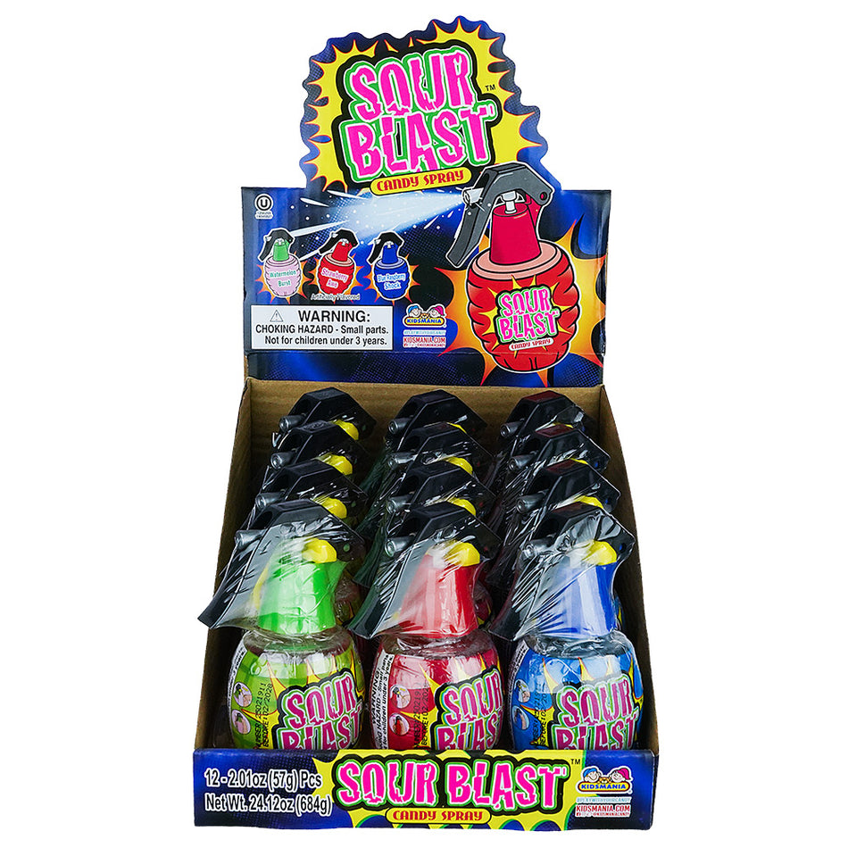 (CANDY TOY) SOUR BLAST 12CT