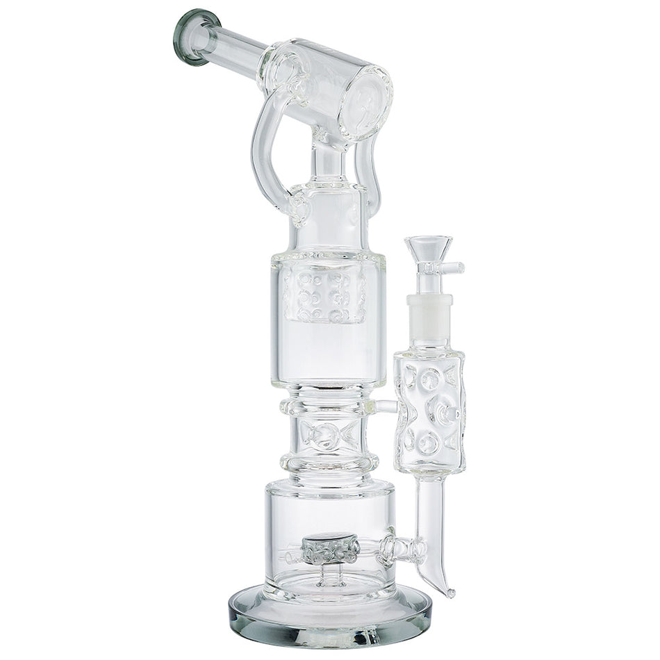 (WATER PIPE) 16.5" MULTI SPRINKLER PERC LOOKAH STYLE - GREY
