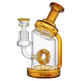 (WATER PIPE) 7.5" DONUT PERC - AMBER GOLD