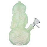 (WATER PIPE) 7" ASTRONAUT ON MOON - GREEN