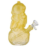 (WATER PIPE) 7" ASTRONAUT ON MOON - YELLOW
