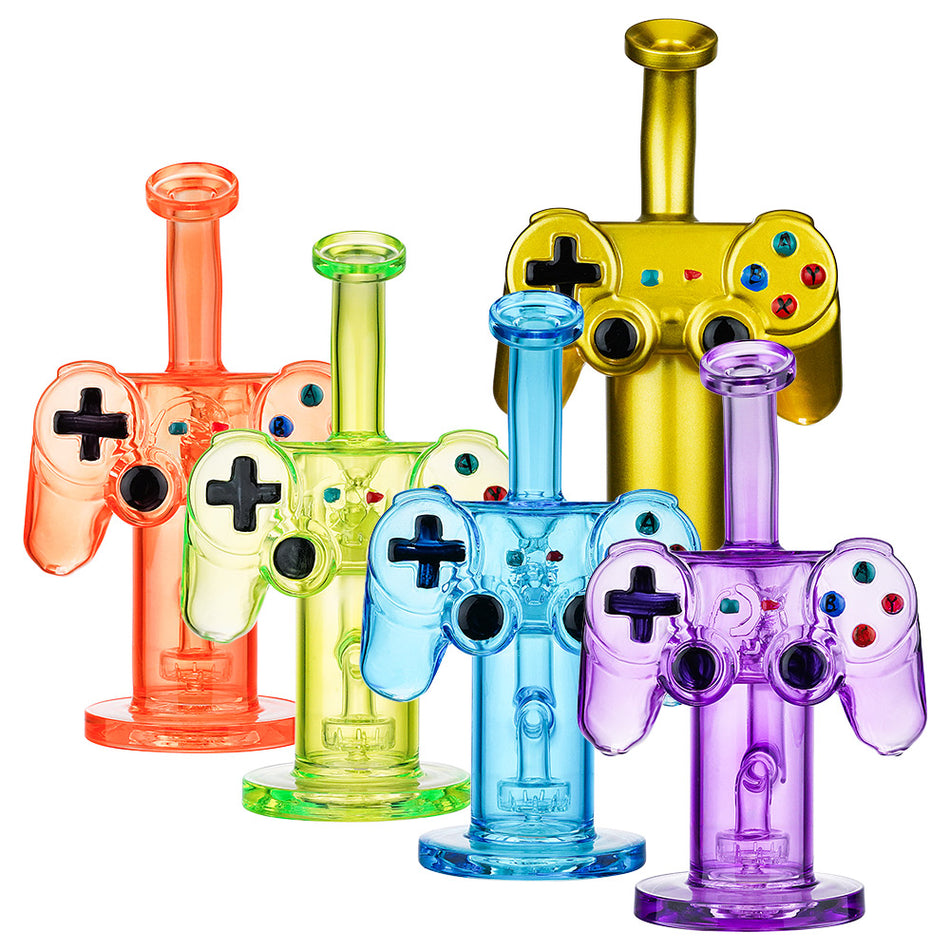 (WATER PIPE) 8" CONTROLLER - ORANGE RED