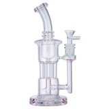 (WATER PIPE) 9.5" 6 ARM PERC - PINK