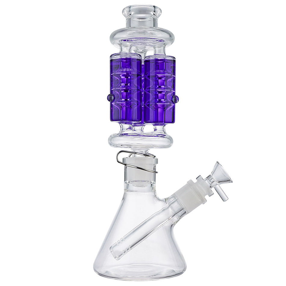 (FREEZABLE) 12" TRIPLE COIL - PURPLE