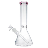 (WATER PIPE) 12" 5MM THICK BEAKER - PINK