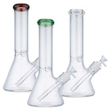 (WATER PIPE) 12" 5MM THICK BEAKER - AMBER