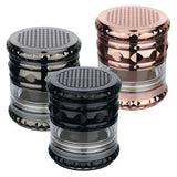 (GRINDER) 2.25" CAL GRINDER 4PC - GUNMETAL