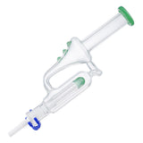 (NECTAR COLLECTOR) 6.3" NECTAR COLLECTOR WITH RECYCLER 10mm CERAMIC TIP - GREEN
