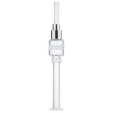 (NECTAR STRAW) 5" HONEYCOMB 14mm SCREW GLASS TIP - CLEAR
