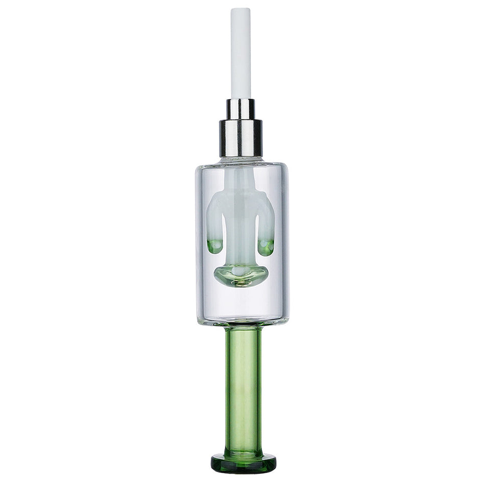 (NECTAR COLLECTOR) MUSHROOM WITH CERAMIC SCREW TIP - GREEN