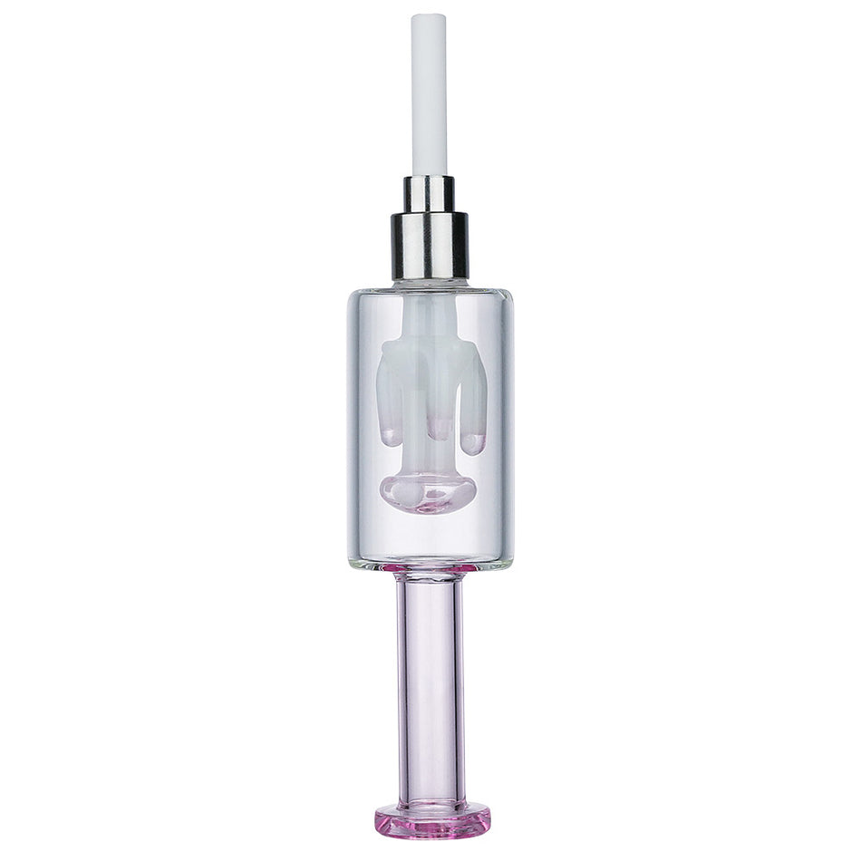 (NECTAR COLLECTOR) MUSHROOM WITH CERAMIC SCREW TIP - PINK