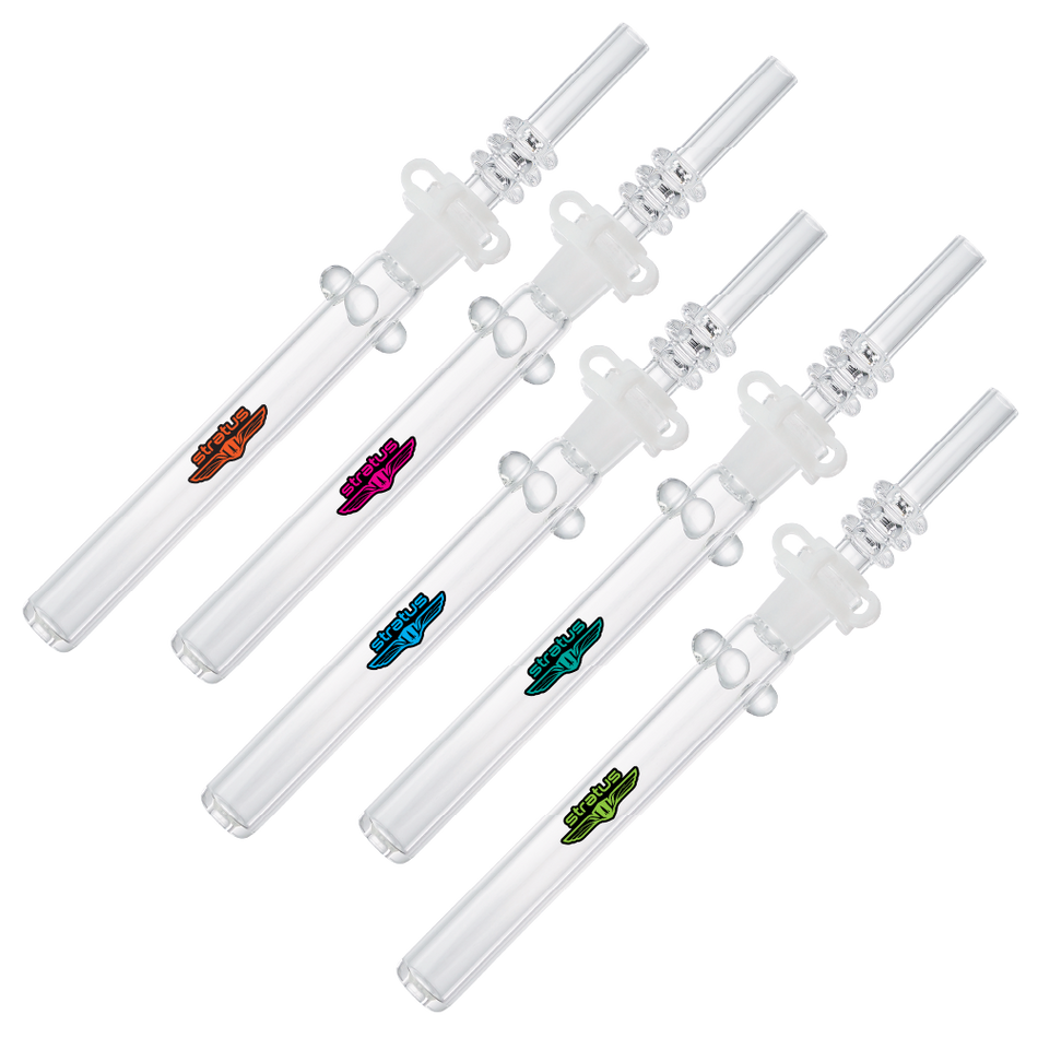 (NECTAR COLLECTOR) 5" STRATUS STRAIGHT TUBE 10mm QUARTZ TIP