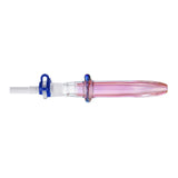 (NECTAR STRAW) 4.6" ONE RING WITH CERAMIC TIP - GOLD FUME