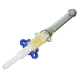 (NECTAR STRAW) SEE THROUGH FUMED GLASS CERAMIC TIP - GREY