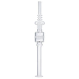(NECTAR STRAW) 5" HONEYCOMB 10mm GLASS TIP - CLEAR