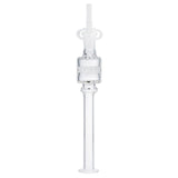 (NECTAR STRAW) 5" HONEYCOMB 10mm CERAMIC TIP - CLEAR