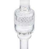 (NECTAR STRAW) 5" HONEYCOMB 10mm GLASS TIP - CLEAR