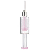 (NECTAR STRAW) TREE PERC WITH SCREW CERAMIC TIP SET - JADE PINK