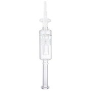 (NECTAR STRAW) DIAMON PERC WITH SCREW CERAMIC TIP SET - CLEAR