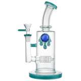 (WATER PIPE) 12" HONEYCOMB FINGER GRIP - BLUE