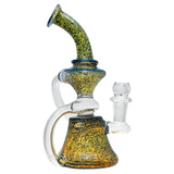 (RECYCLER) 8" DOTTED COLOR RECYCLER - BLACK