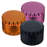 (GRINDER) 2.5" CHROMIUM CRUSHER 4PC #CN1033 - BLACK